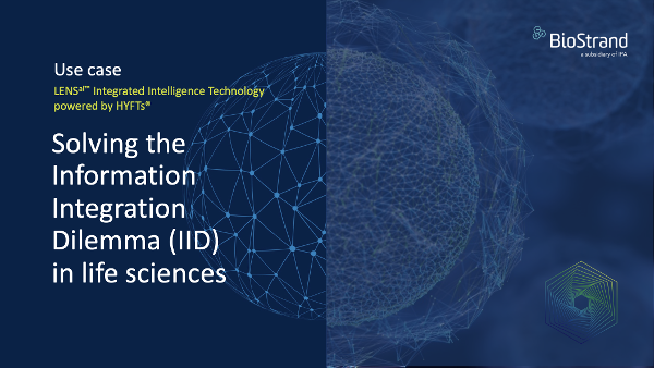 Solving the Information Integration Dilemma (IID) in life sciences